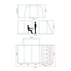  Coleman Journeymaster Deluxe Air XL Blackout Awning
